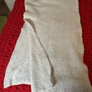 Cozy Cream Textured Scarf
